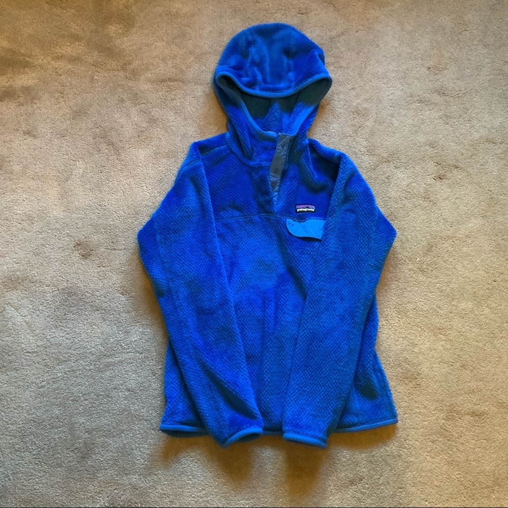 Blue Patagonia Pullover Hoodie